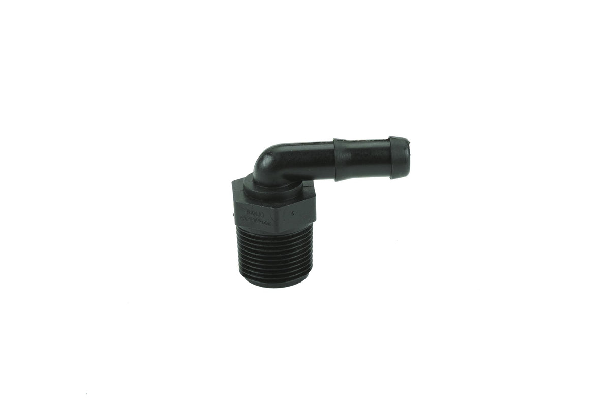 Banjo HB075/050-90 — 3/4" Male Thread x 1/2" 90° Hose