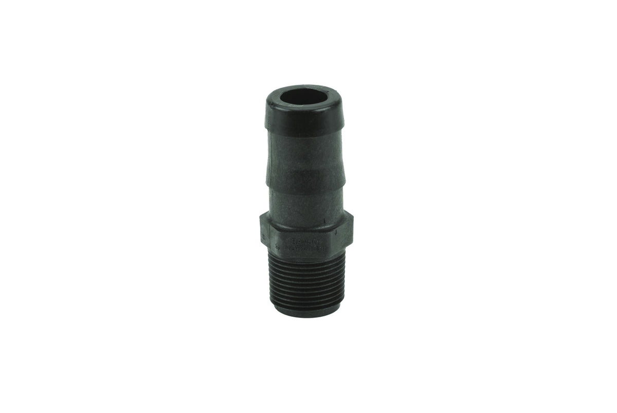 Banjo HB075-100 — 3/4" Male Thread x 1" Hose Barb