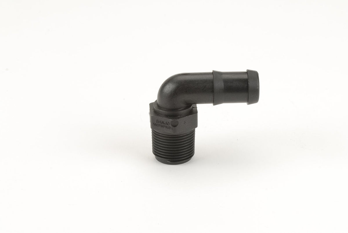 Banjo HB075-90 — 3/4" Male Thread x 3/4" 90° Hose (alternate view)