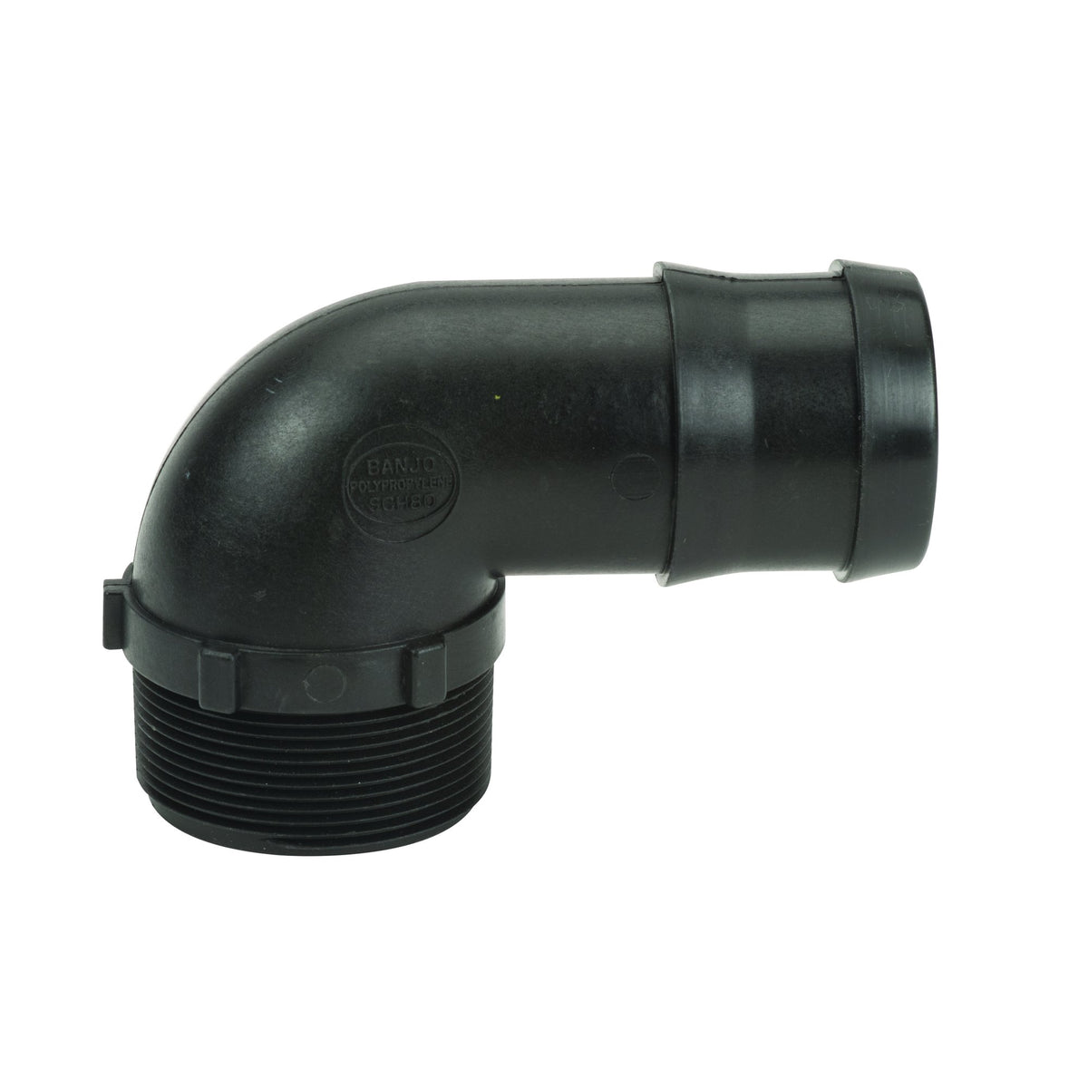 Banjo HB200-90 — 2" Male Thread x 2" 90° Hose