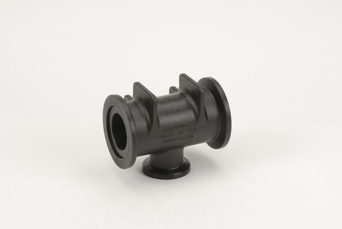 Banjo M200100TEE — 2" Standard Port x 1" Flanged Tee