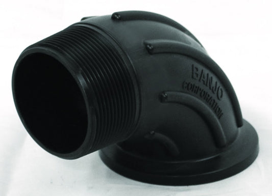 Banjo M220MPTSWP90 — 2" Full Port Flange x Male NPT