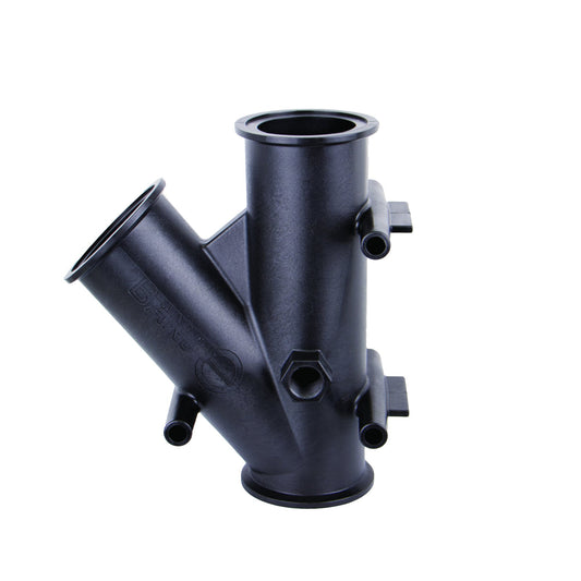 Banjo M300YG45 — 3" Full Port 45° Y Flange With 3/4" Gauge