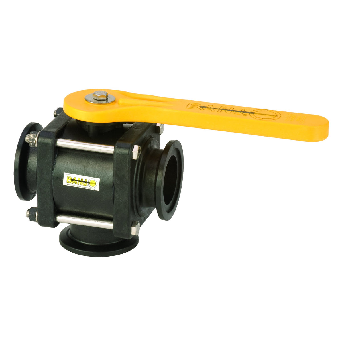 Banjo MV220BL — 2" Full Port 3-WAY Bottom Load