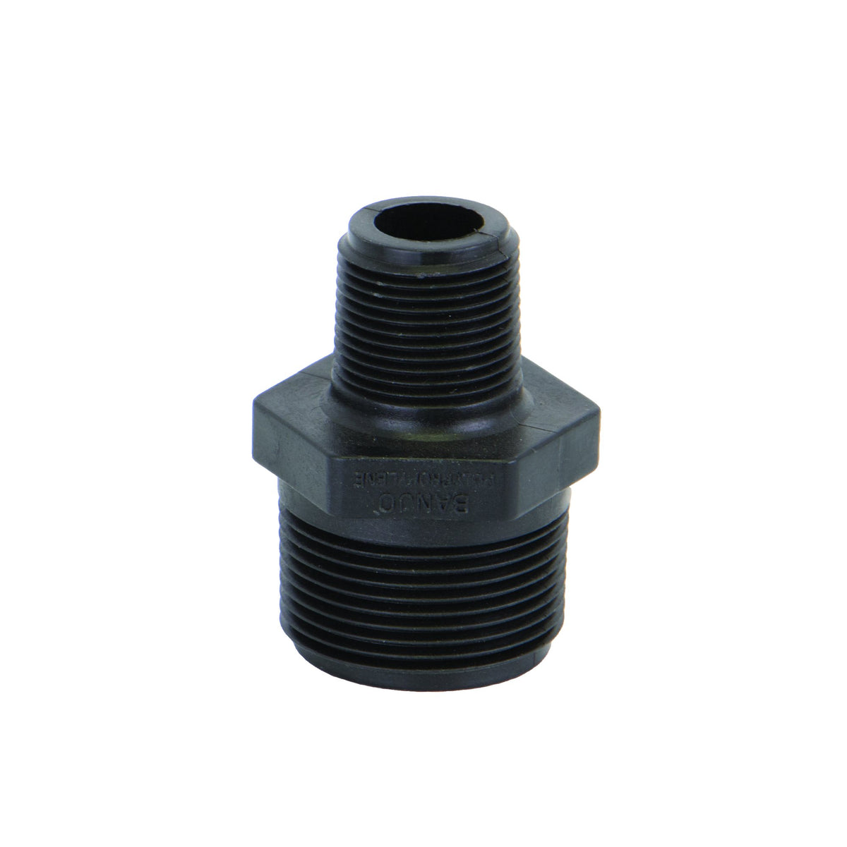 Banjo RN125-075 — 1-1/4" x 3/4" Poly Reducing Nipple