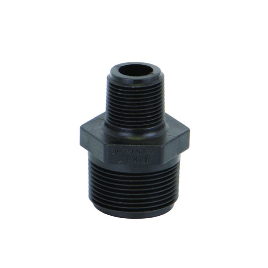 Banjo RN125-075 — 1-1/4" x 3/4" Poly Reducing Nipple