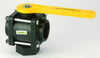 Banjo V200BL 2" 3-Way Bottom Load Poly Ball Valve, FNPT