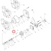 Hypro 1810-0026 Retainer Ring — parts diagram, item circled