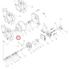 Hypro 2253-0002 Acorn Nut Low Crown 3/8 — parts diagram, item circled