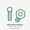 Bourgault Tillage 600-BNC-5000 — Bolt & Nut For 600 Series Replacement Tip (category illustration, actual part may vary)