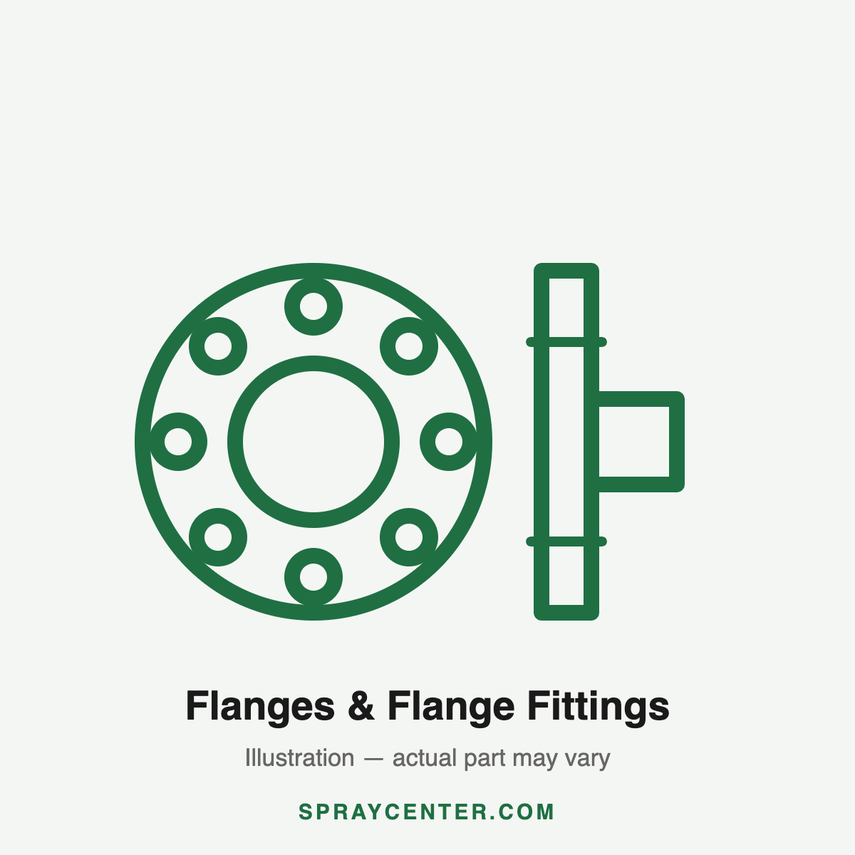 Raven 117-0159-810 — Kit 1" ISO-Body Flanged (category illustration, actual part may vary)