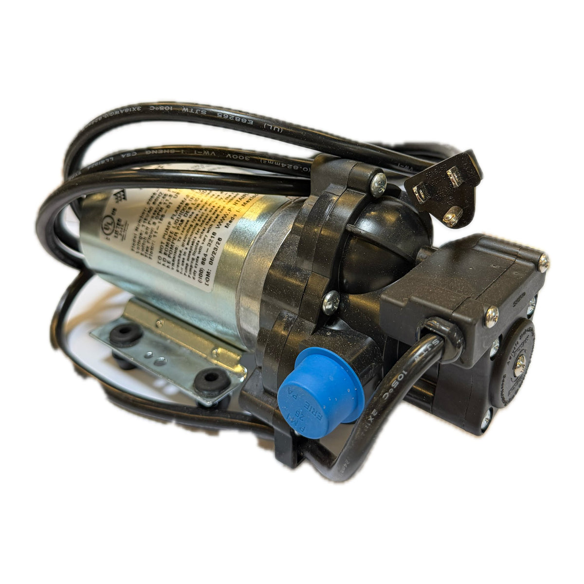 SHURflo 2088-394-144 115V electric diaphragm pump with power cord