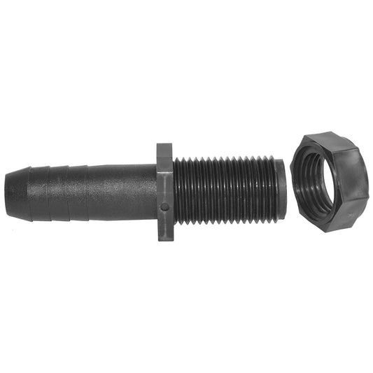 Green Leaf 3838DP — Adapter 11/16" Male UN x 3/8" Hose Barb With Hex Nut