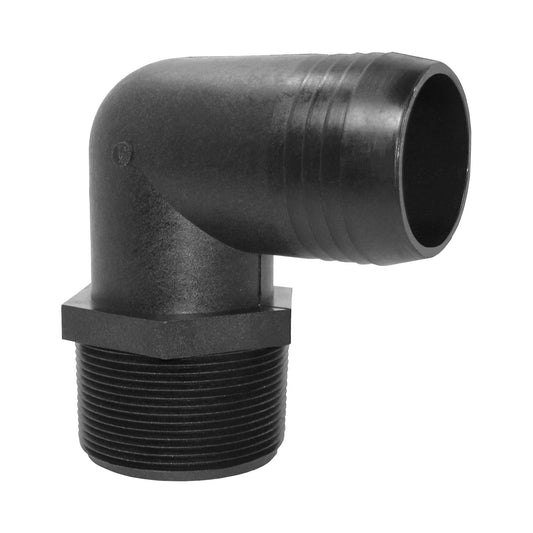 Green Leaf EL114P — Elbow 1 1/4" Male NPT x 1 1/4" Hose Barb