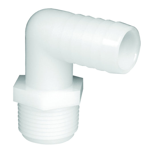 Green Leaf EL1838 — Elbow 1/8" Male NPT x 3/8" Hose Barb