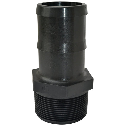 Green Leaf HB038 — Combination Nipple 3/8" Male NPT x 3/8" Hose Barb