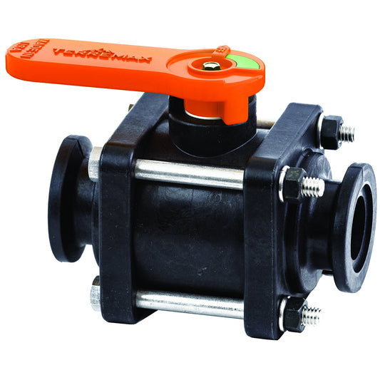 Green Leaf MV100CF — Ball Valve Full Port 1" Flange x 1" Flange