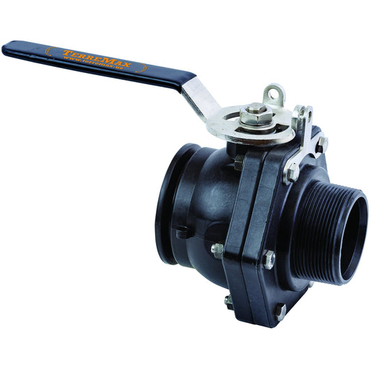 Green Leaf MVSMT300HSFP — Ball Valve Stainless Steel Short Series Full Port 3" Flange x 3" Male NPT