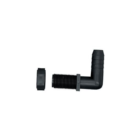 Green Leaf NTL12P — Elbow 11/16" Male UN x 1/2" Hose Barb