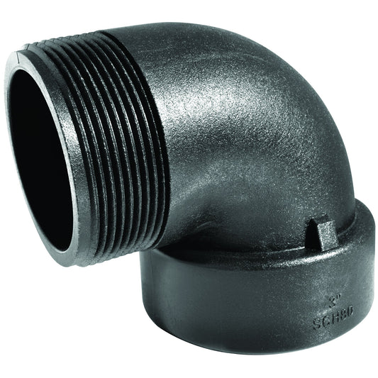 Green Leaf SE300P — Street Elbow 3" Male NPT x 3" Female NPT