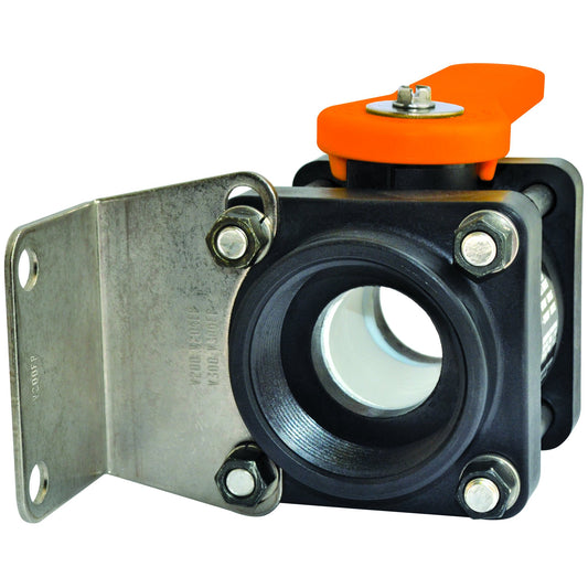 Green Leaf V25271 — 90 Degree Mounting Plate For Bolted Valves 316 Stainless