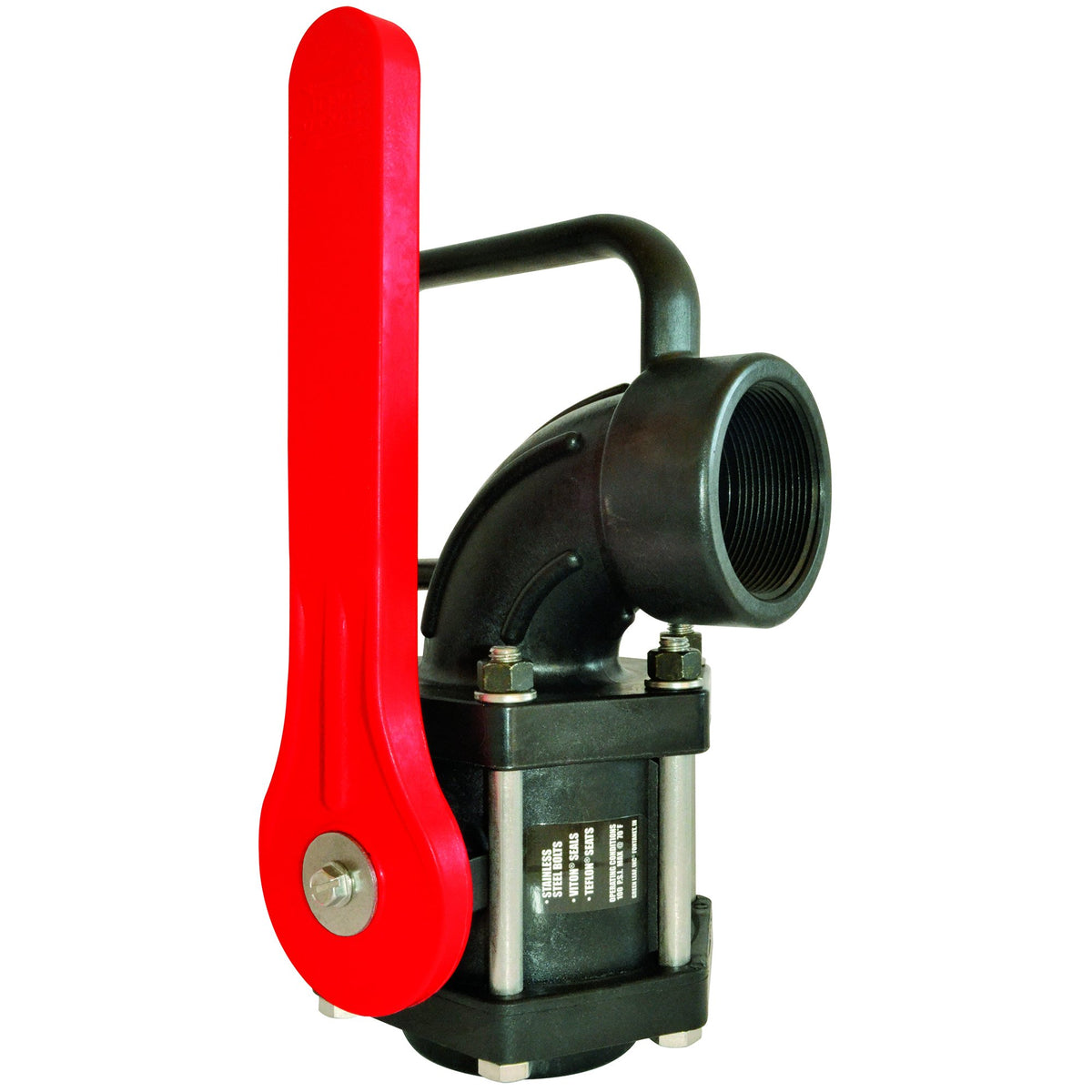 Green Leaf VA200FPNP — Ball Valve Full Port 2" Female NPT x 2" Female NPT 90 Degree Sweep With No Nozzle